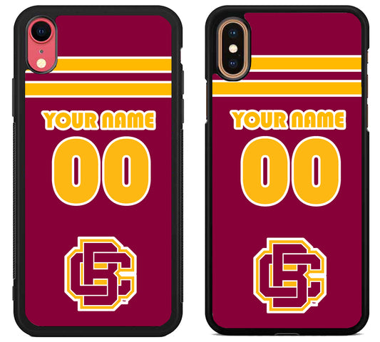 Custom Personalized Bethune-Cookman Wildcats iPhone X | Xs | Xr | Xs Max Case