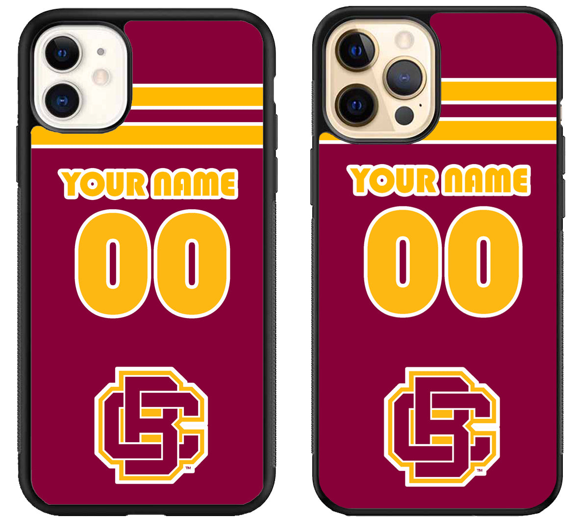Custom Personalized Bethune-Cookman Wildcats iPhone 12 | 12 Mini | 12 Pro | 12 Pro Max Case
