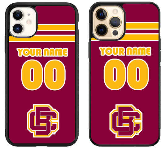 Custom Personalized Bethune-Cookman Wildcats iPhone 12 | 12 Mini | 12 Pro | 12 Pro Max Case
