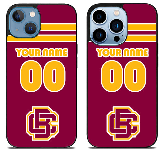 Custom Personalized Bethune-Cookman Wildcats iPhone 13 | 13 Mini | 13 Pro | 13 Pro Max Case