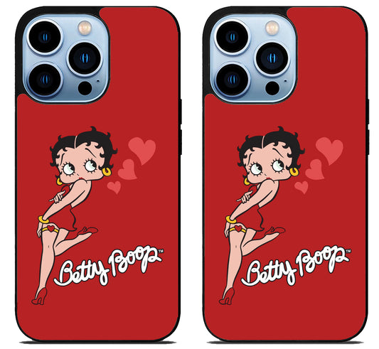 Betty Boop Love iPhone 15 Pro | iPhone 15 Pro Max Case