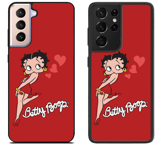 Betty Boop Love Samsung Galaxy S21 | S21 FE | S21+ | S21 Ultra Case