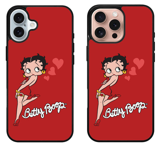 Betty Boop Love iPhone 16 | 16 Plus | 16 Pro | 16 Pro Max Case