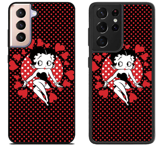 Betty Boop Queen of Hearts Samsung Galaxy S21 | S21 FE | S21+ | S21 Ultra Case
