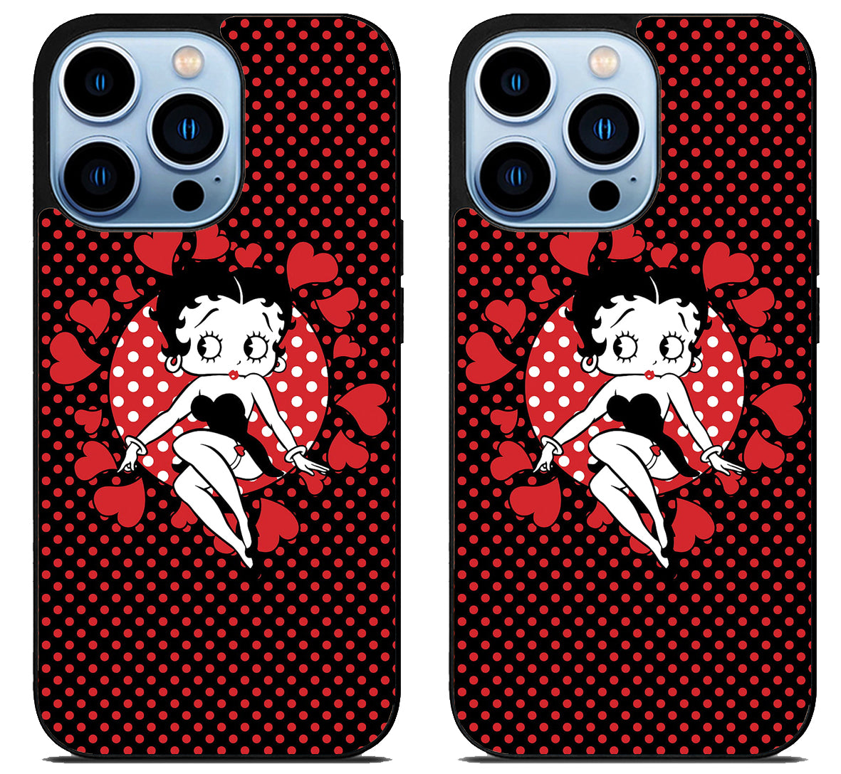 Betty Boop Queen of Hearts iPhone 15 Pro | iPhone 15 Pro Max Case