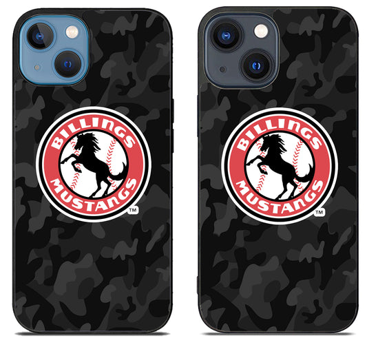 Billings Mustangs Camo iPhone 15 | iPhone 15 Plus Case
