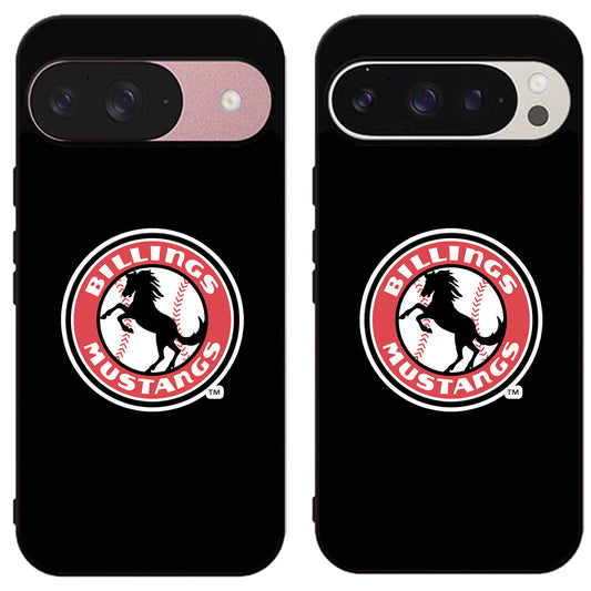 Billings Mustangs Logo Google Pixel 9 | 9 Pro | 9 Pro XL Case