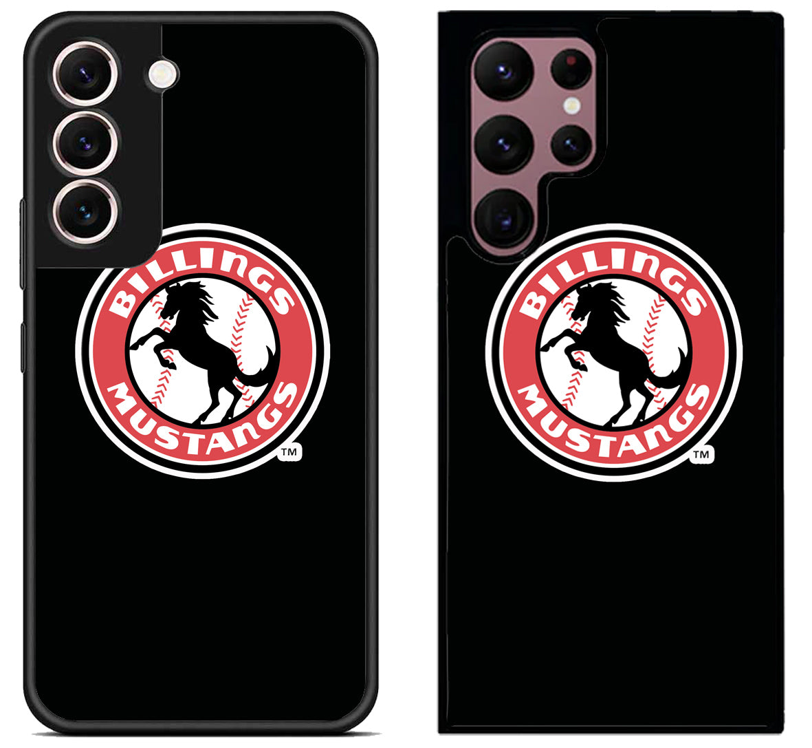 Billings Mustangs Logo Samsung Galaxy S22 | S22+ | S22 Ultra Case