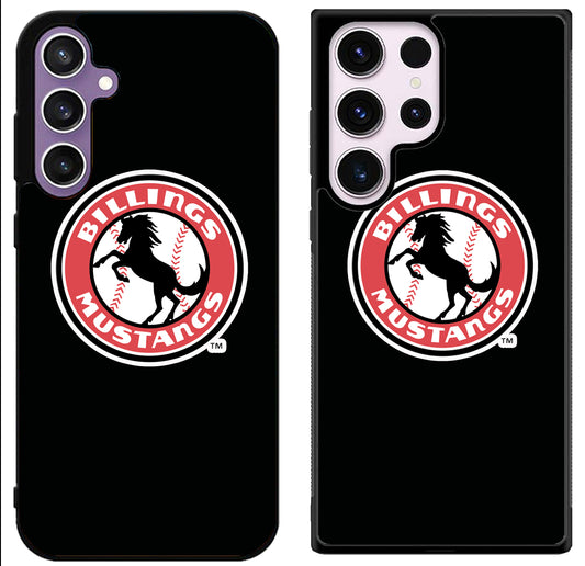 Billings Mustangs Logo Samsung Galaxy S24 | S24+ | S24 Ultra Case