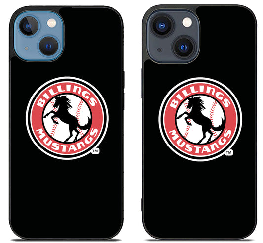 Billings Mustangs Logo iPhone 15 | iPhone 15 Plus Case
