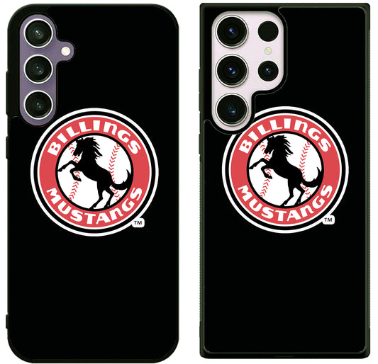 Billings Mustangs Logo Samsung Galaxy S25 | S25+ | S25 Ultra Case