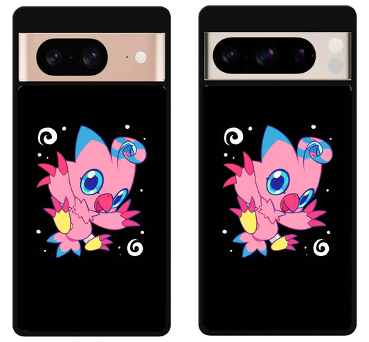 Biyomon Digimon Black Google Pixel 8 | 8 Pro Case