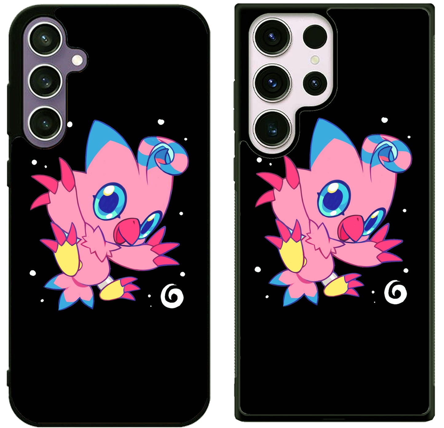 Biyomon Digimon Black Samsung Galaxy S25 | S25+ | S25 Ultra Case