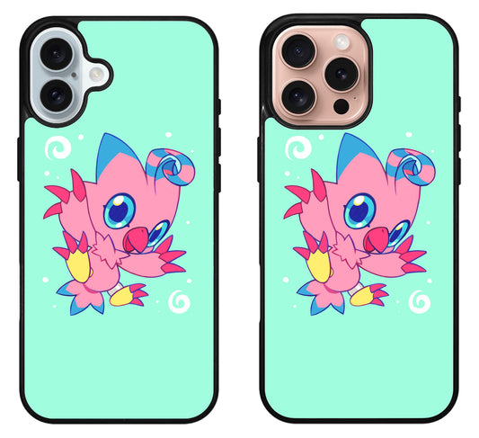 Biyomon Digimon Funny iPhone 16 | 16 Plus | 16 Pro | 16 Pro Max Case