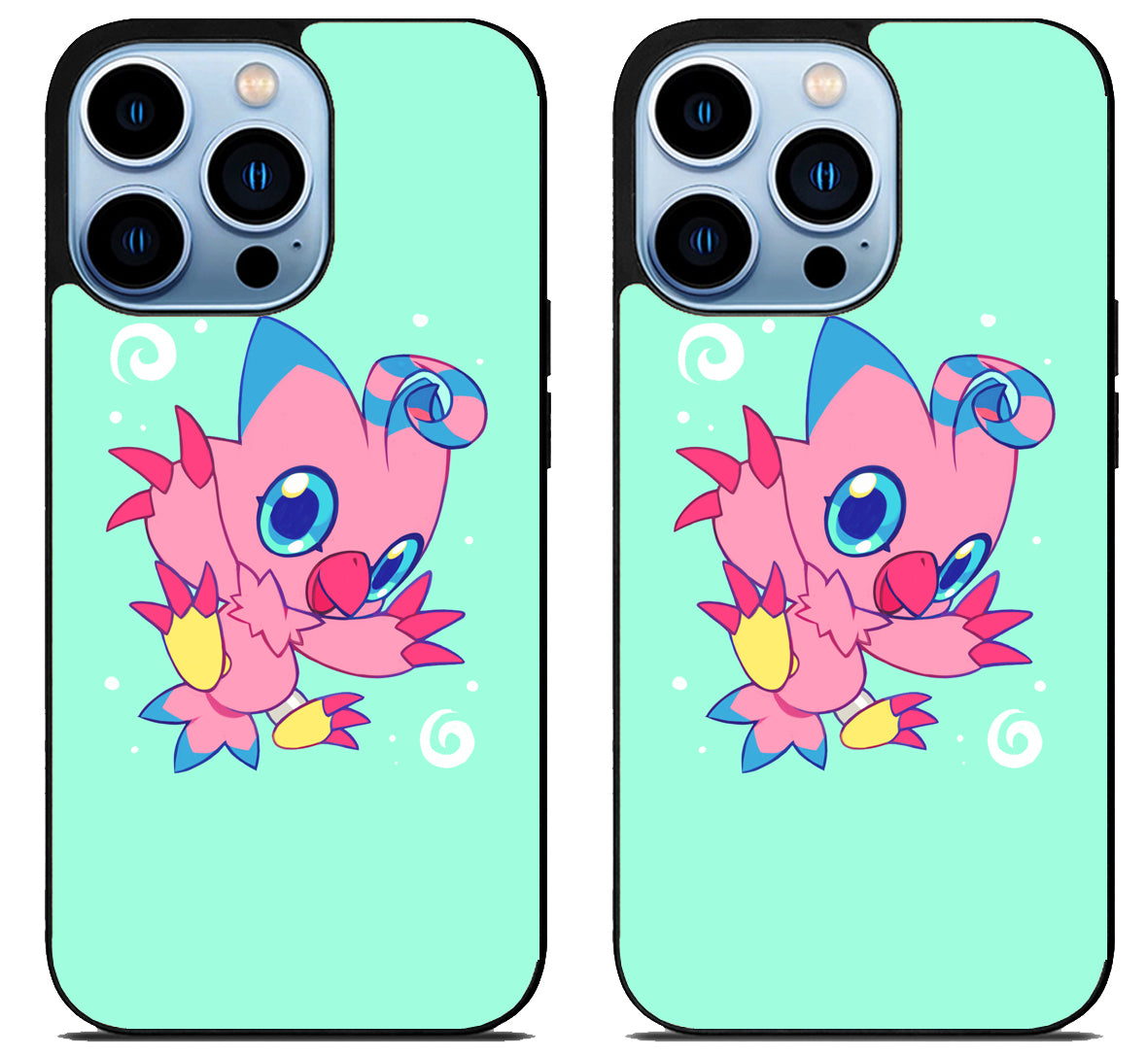 Biyomon Digimon Funny iPhone 15 Pro | iPhone 15 Pro Max Case