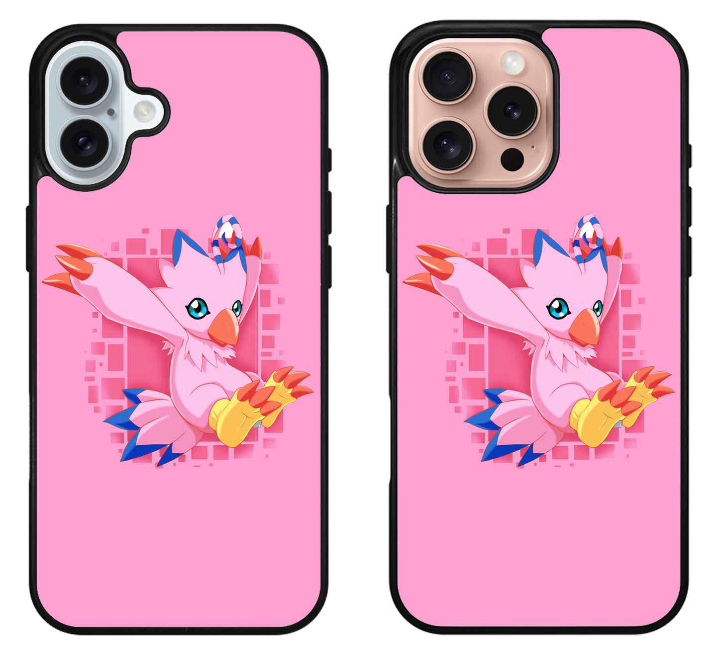 Biyomon Digimon Pink iPhone 16 | 16 Plus | 16 Pro | 16 Pro Max Case