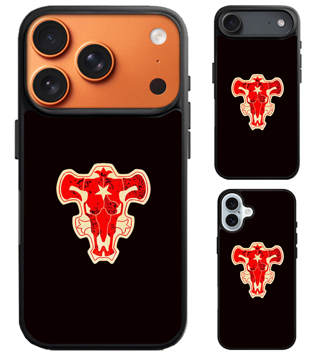 Black Bull Black Clover Cool iPhone Air | iPhone 17 | 17 Pro | 17 Pro Max Case