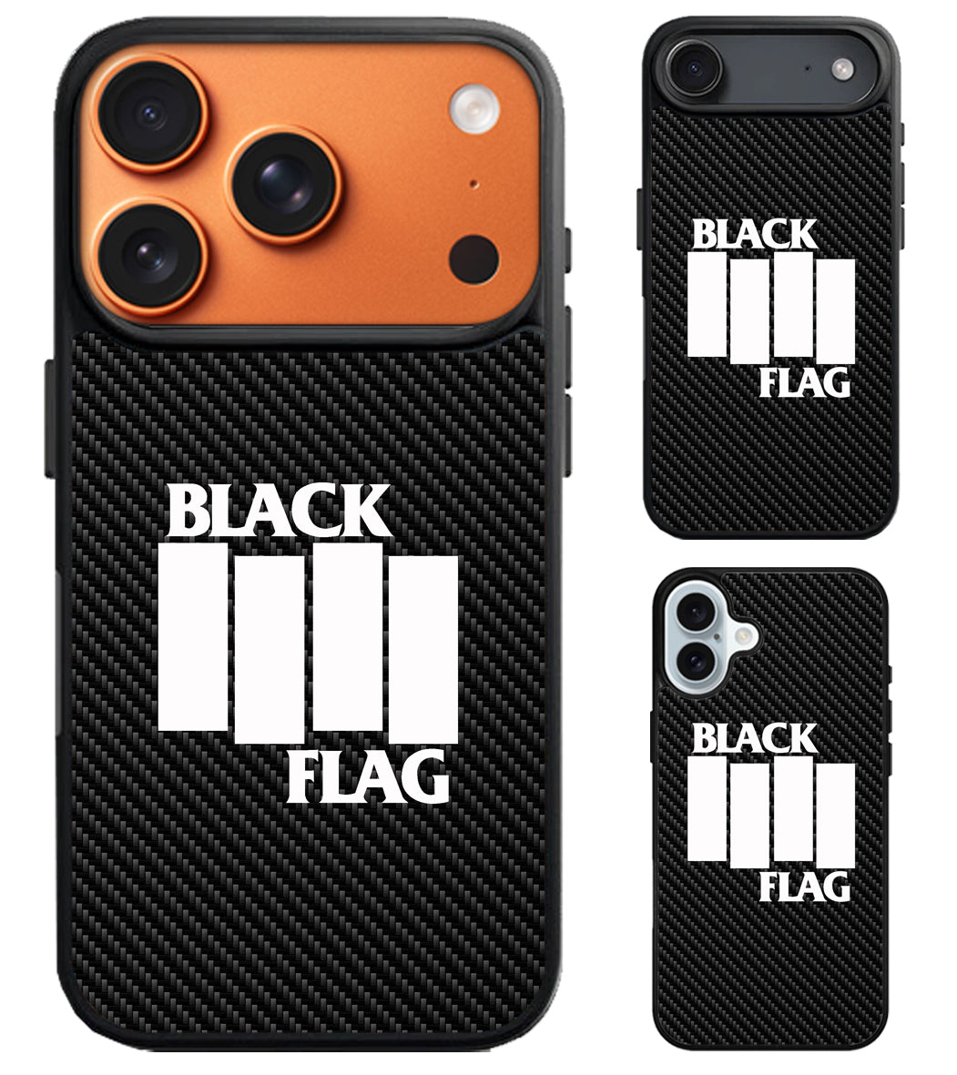 Black Flag Carbon iPhone Air | iPhone 17 | 17 Pro | 17 Pro Max Case