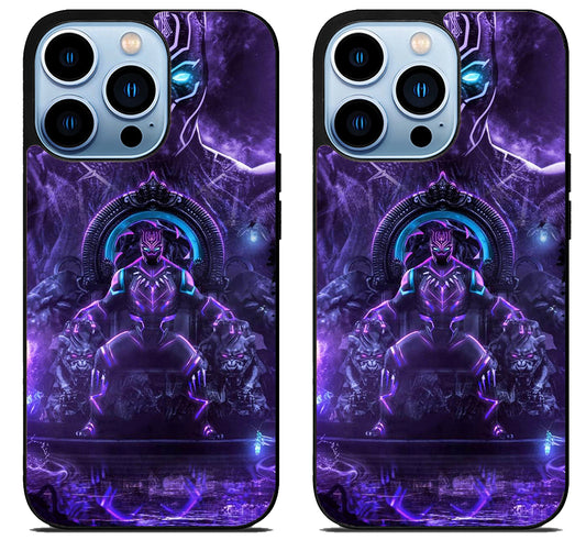 Black Panther Purple iPhone 15 Pro | iPhone 15 Pro Max Case