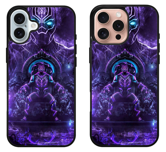 Black Panther Purple iPhone 16 | 16 Plus | 16 Pro | 16 Pro Max Case