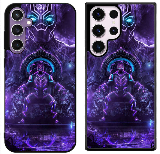 Black Panther Purple Samsung Galaxy S24 | S24+ | S24 Ultra Case