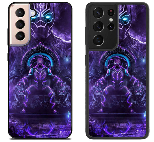 Black Panther Purple Samsung Galaxy S21 | S21 FE | S21+ | S21 Ultra Case