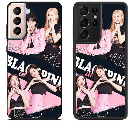 BlackPink Wallpaper Signature Samsung Galaxy S21 | S21 FE | S21+ | S21 Ultra Case