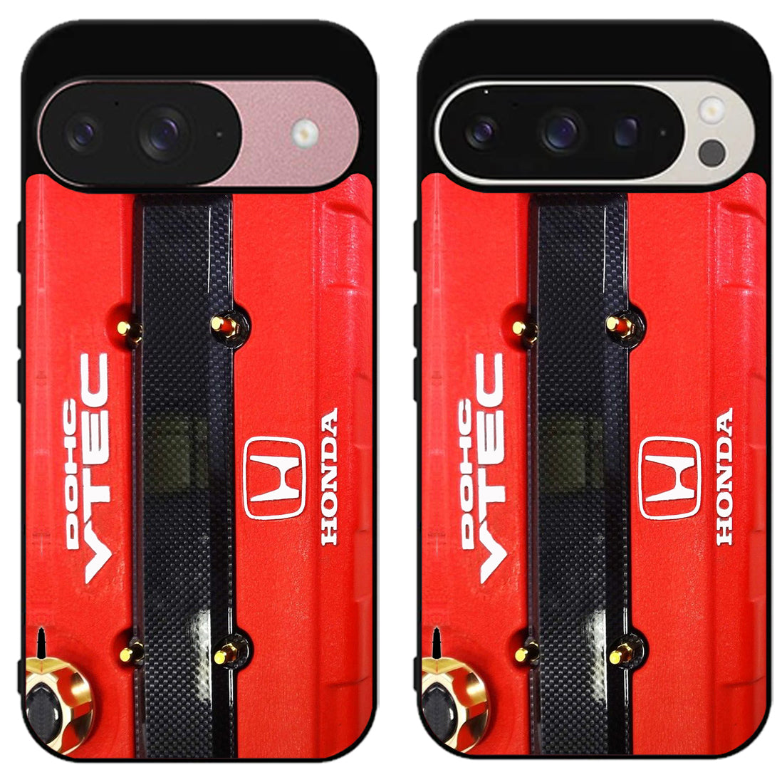 Black Red Engine Dohc Vtec Honda Google Pixel 9 | 9 Pro | 9 Pro XL Case