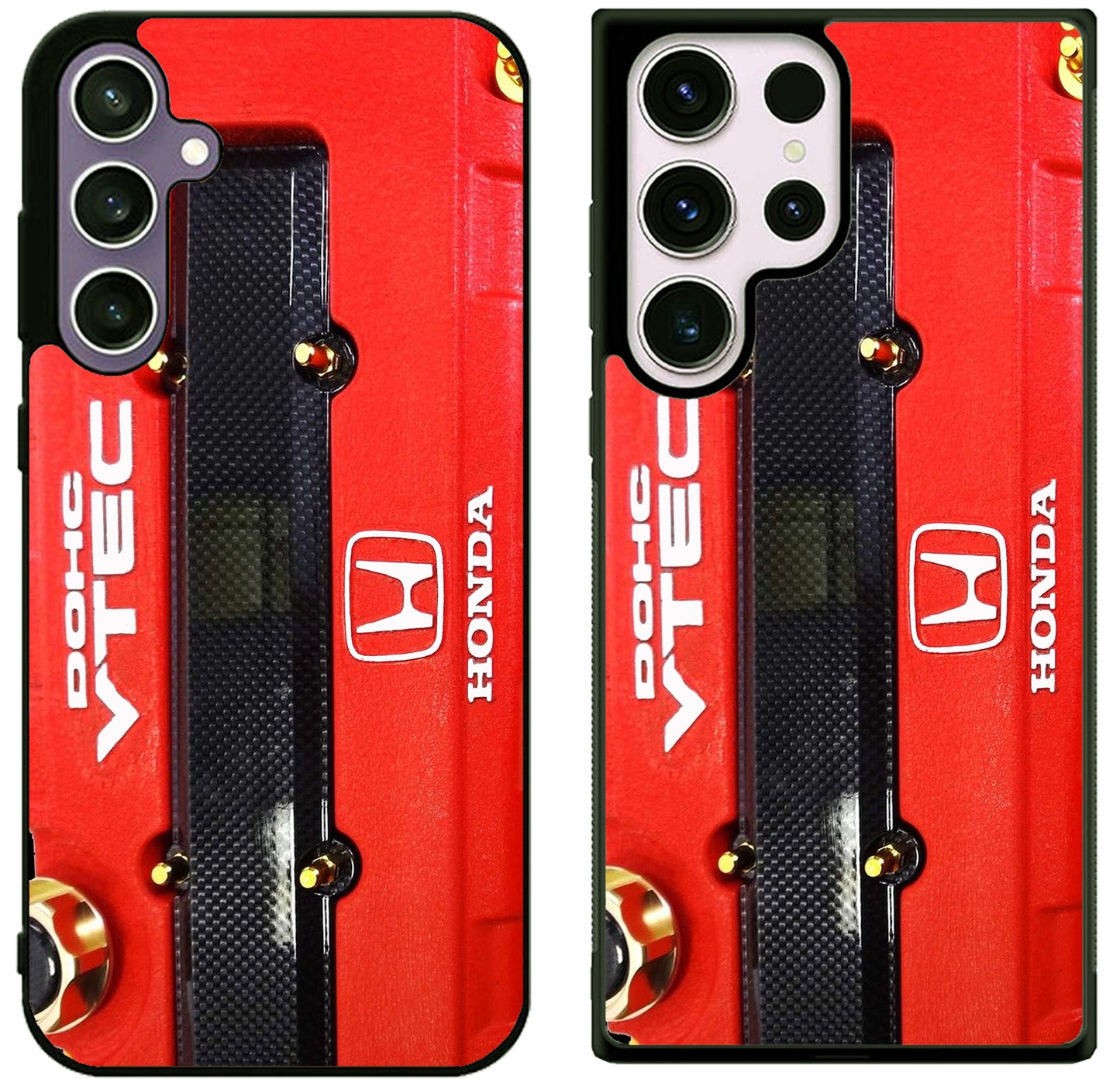 Black Red Engine Dohc Vtec Honda Samsung Galaxy S25 | S25+ | S25 Ultra Case