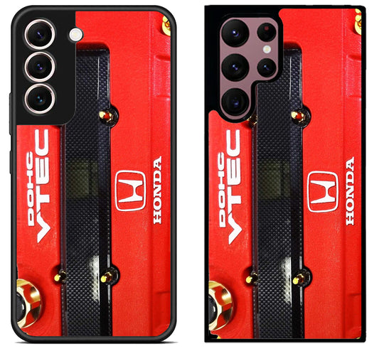 Black Red Engine Vtec Honda Samsung Galaxy S22 | S22+ | S22 Ultra Case