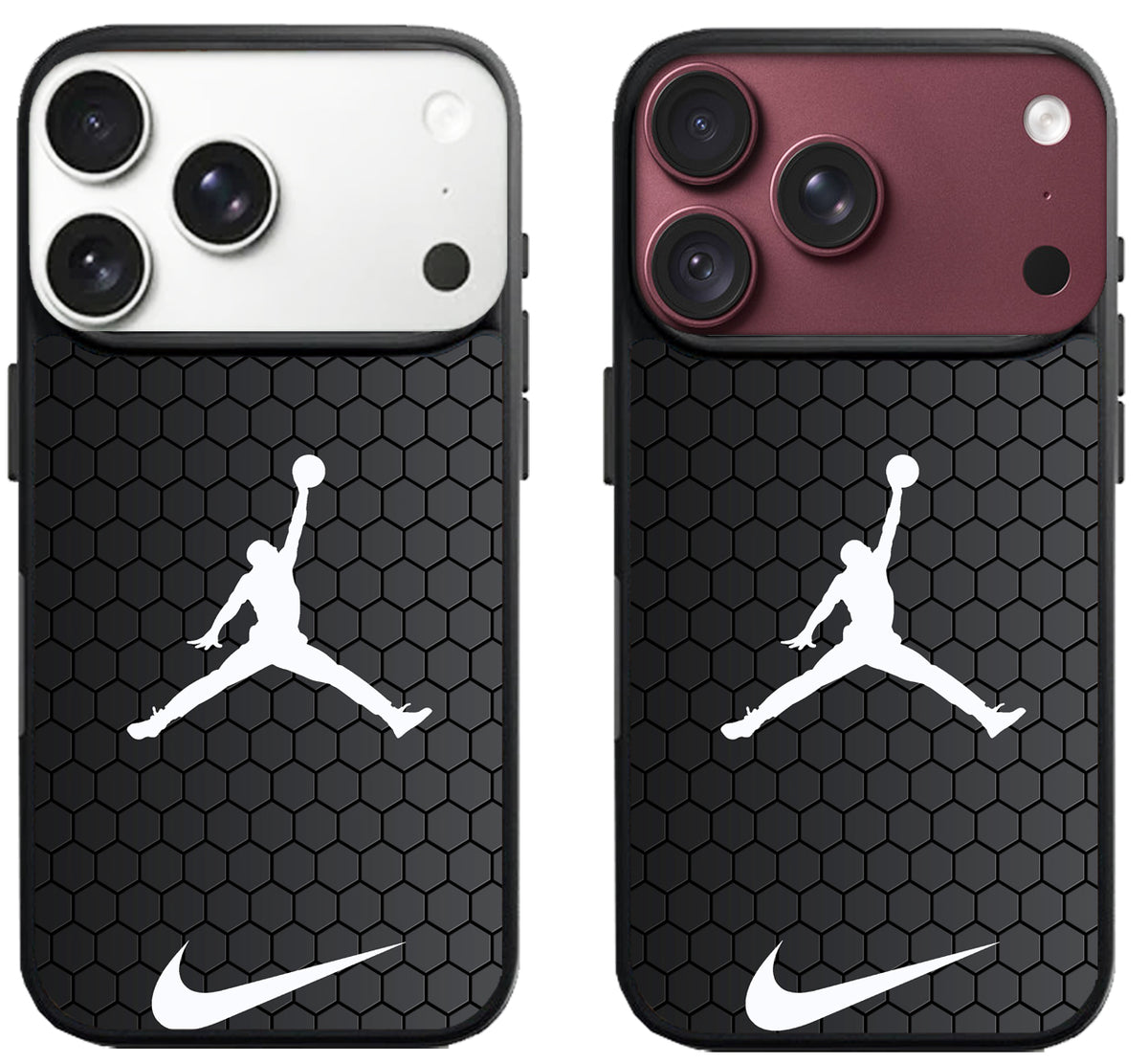 Black White Air Jordan Jump iPhone 18 Pro | 18 Pro Max Case