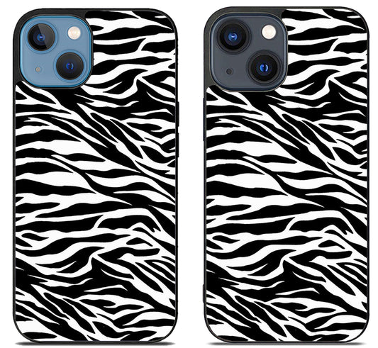 Black White Zebra Print iPhone 15 | iPhone 15 Plus Case