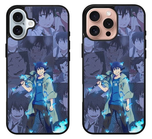 Blue Exorcist Anime Collage iPhone 16 | 16 Plus | 16 Pro | 16 Pro Max Case