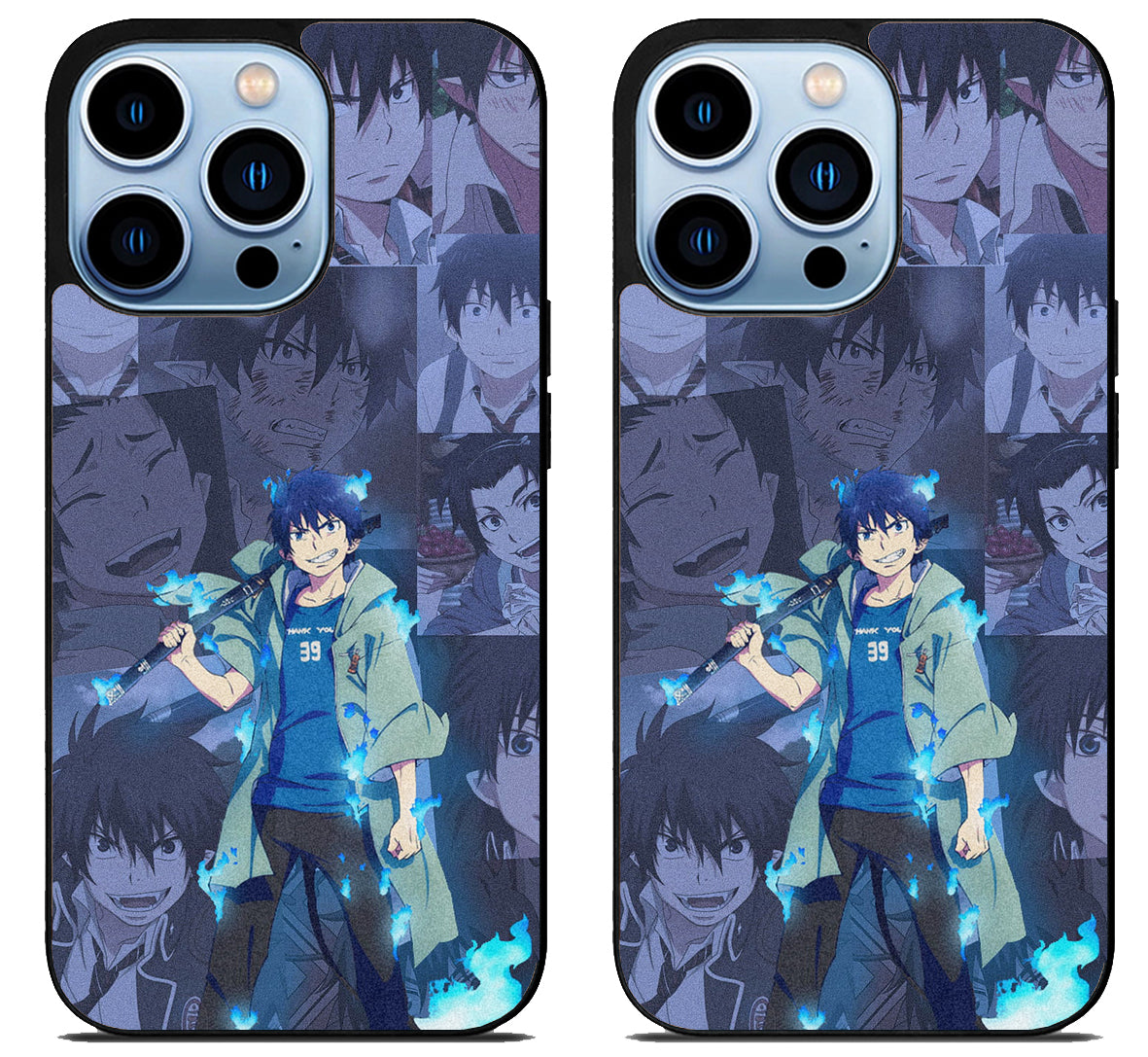 Blue Exorcist Anime Collage iPhone 15 Pro | iPhone 15 Pro Max Case
