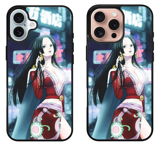 Boa Hancock One Piece Anime iPhone 16 | 16 Plus | 16 Pro | 16 Pro Max Case