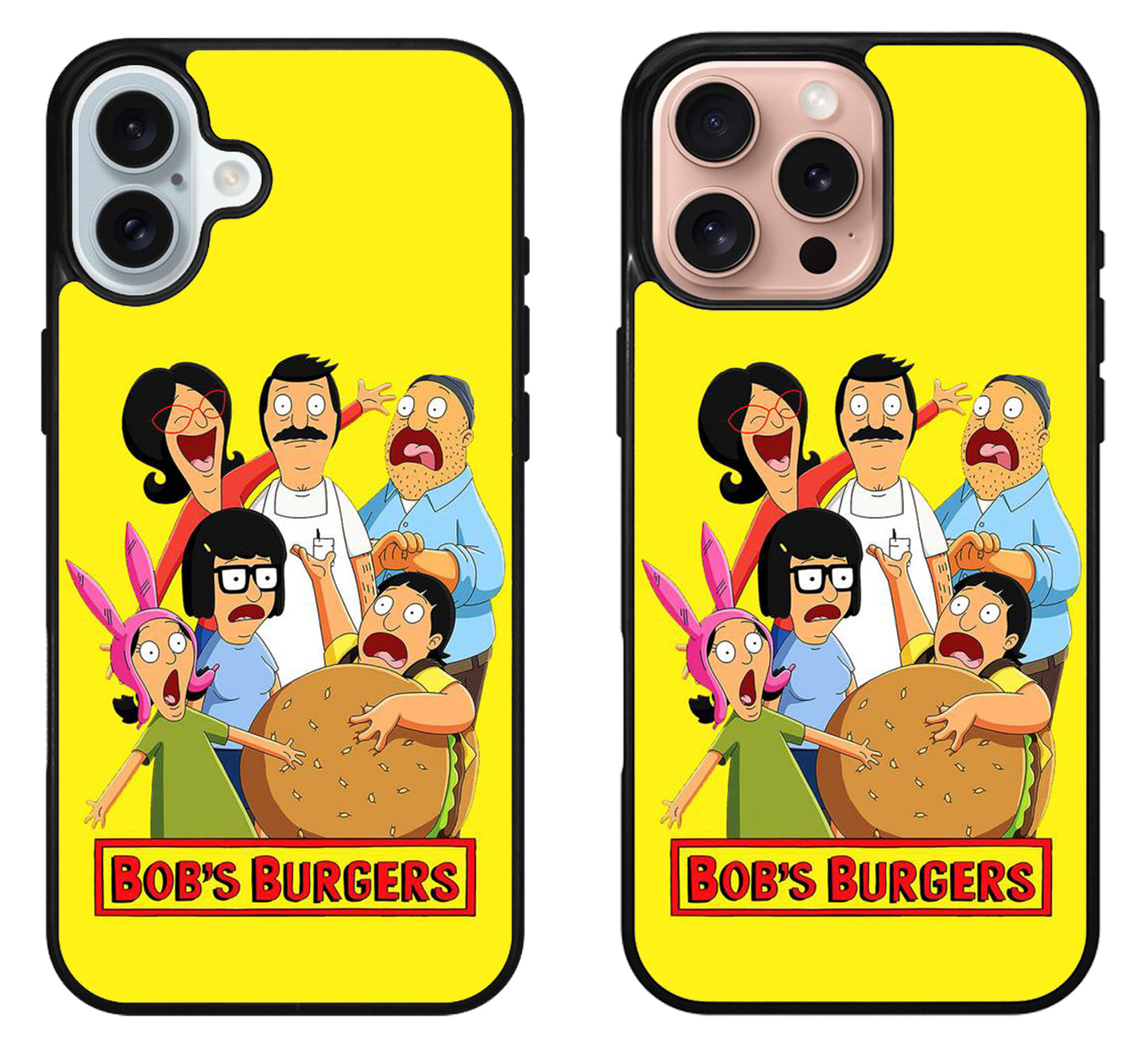 Bobs Burgers Yellow iPhone 16 | 16 Plus | 16 Pro | 16 Pro Max Case