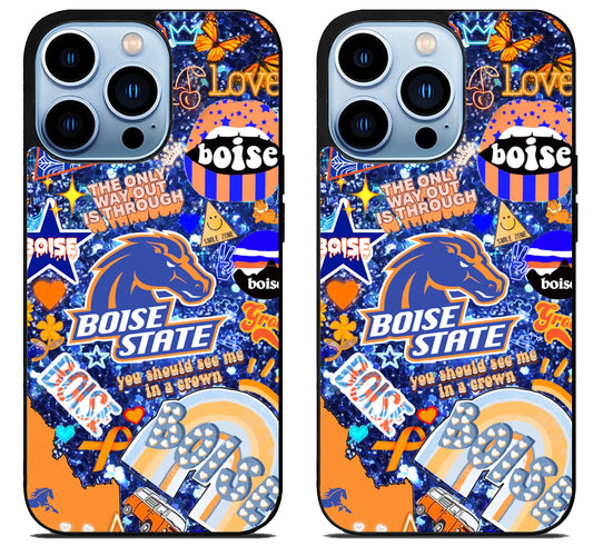 Boise State Broncos Aesthetic iPhone 15 Pro | iPhone 15 Pro Max Case