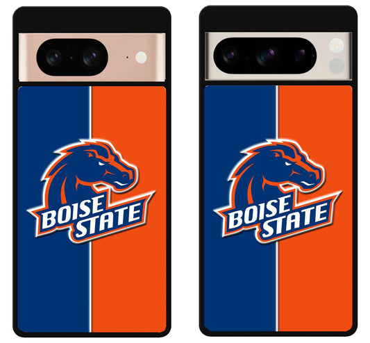 Boise State Broncos Stripe Google Pixel 8 | 8 Pro Case