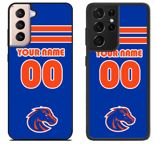 Custom Personalized Boise State Broncos Samsung Galaxy S21 | S21 FE | S21+ | S21 Ultra Case