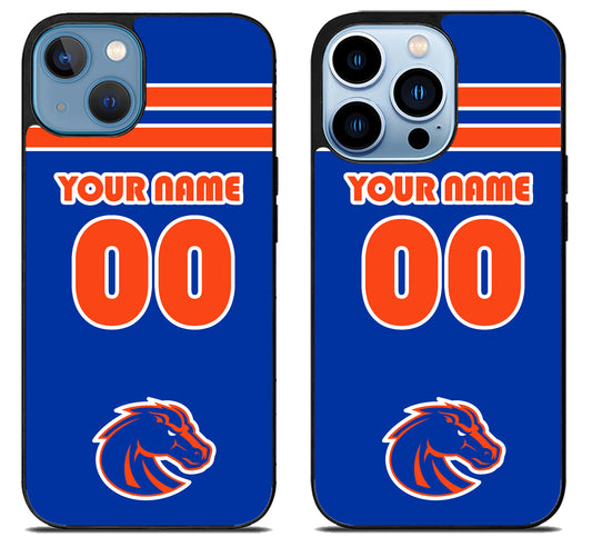 Custom Personalized Boise State Broncos iPhone 13 | 13 Mini | 13 Pro | 13 Pro Max Case