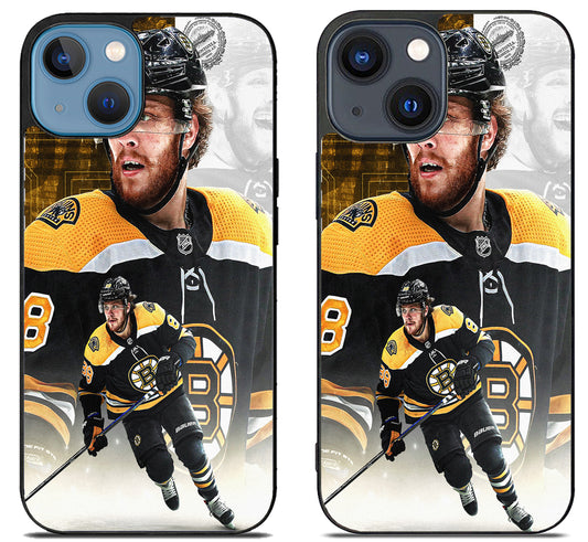 Boston Bruins Background David Pastrnak iPhone 15 | iPhone 15 Plus Case