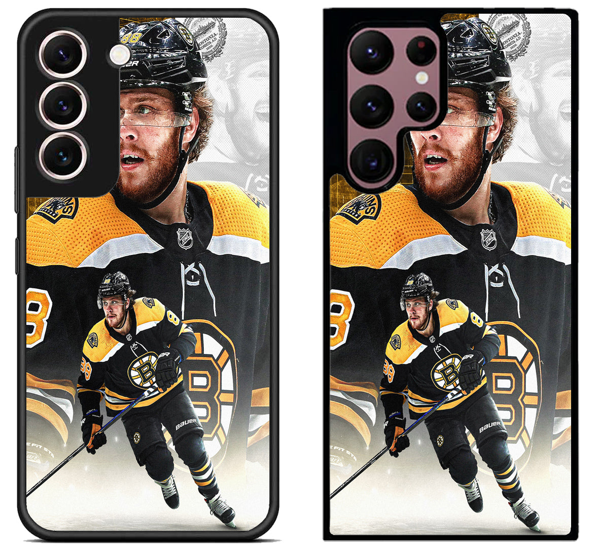 Boston Bruins Background David Pastrnak Samsung Galaxy S22 | S22+ | S22 Ultra Case