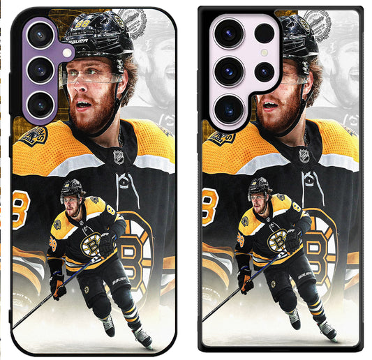 Boston Bruins Background David Pastrnak Samsung Galaxy S24 | S24+ | S24 Ultra Case