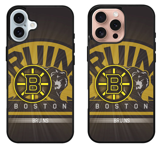 Boston Bruins Background iPhone 16 | 16 Plus | 16 Pro | 16 Pro Max Case