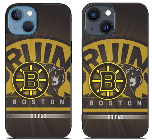 Boston Bruins Background iPhone 15 | iPhone 15 Plus Case