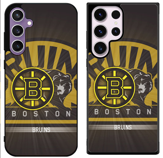 Boston Bruins Background Samsung Galaxy S24 | S24+ | S24 Ultra Case