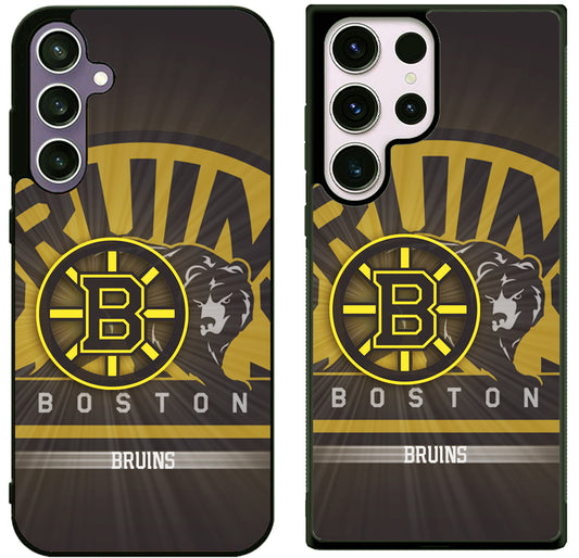Boston Bruins Background Samsung Galaxy S25 | S25+ | S25 Ultra Case