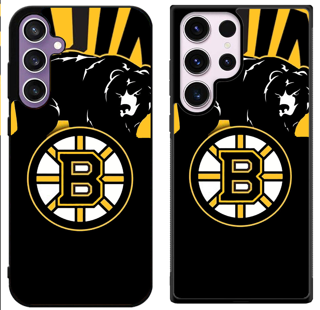 Boston Bruins Logo Cover Samsung Galaxy S24 | S24+ | S24 Ultra Case