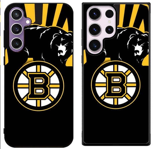 Boston Bruins Logo Cover Samsung Galaxy S24 | S24+ | S24 Ultra Case
