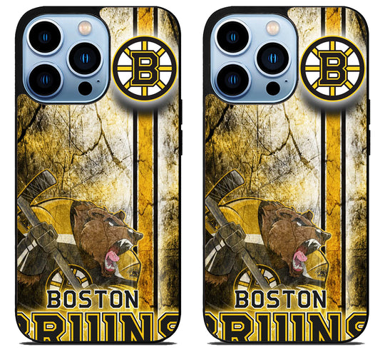 Boston Bruins Stylish iPhone 15 Pro | iPhone 15 Pro Max Case